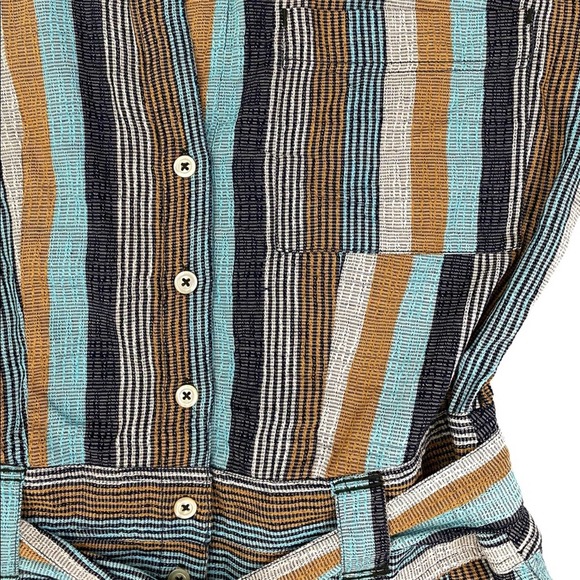 Free People Rugged Riptide Striped Romper XS NWOT - Picture 5 of 8